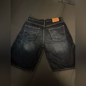 Men's Levi dark acid wash Denim Shorts